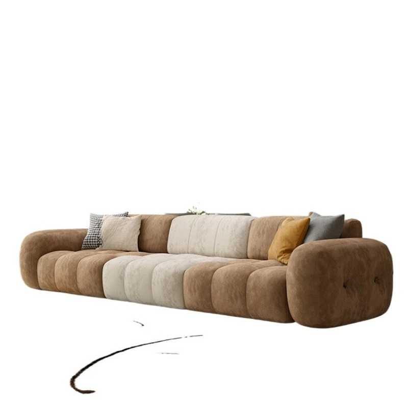 

Цвет соответствия кремового цвета, ткань для царапин с изображением кота, матовая замшевая ткань, диван для гостиной