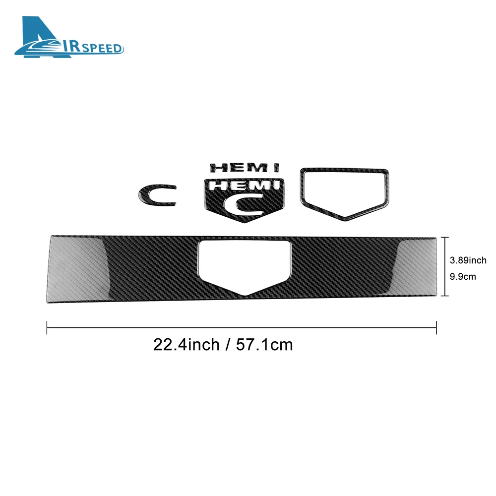 Real Soft Carbon Fiber For Chrysler 300 300C 2005 2006 2007 LHD Glove Box Handle Co-Pilot Dashboard Panel Trim Strip Sticker
