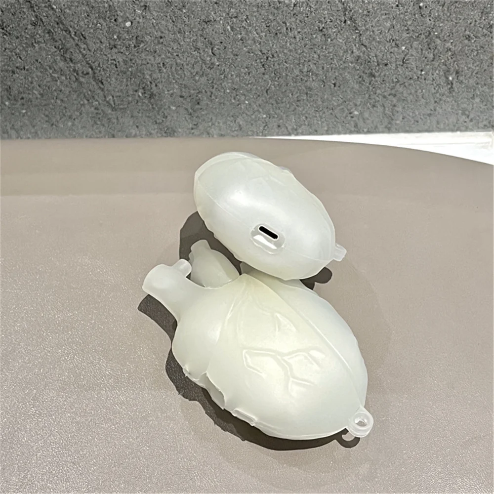 Heart Case For Airpods Pro 2 2022 2023 For Airpods 3 2 1 Wireless Headphone Protective Cover Creative 3D Heart Model