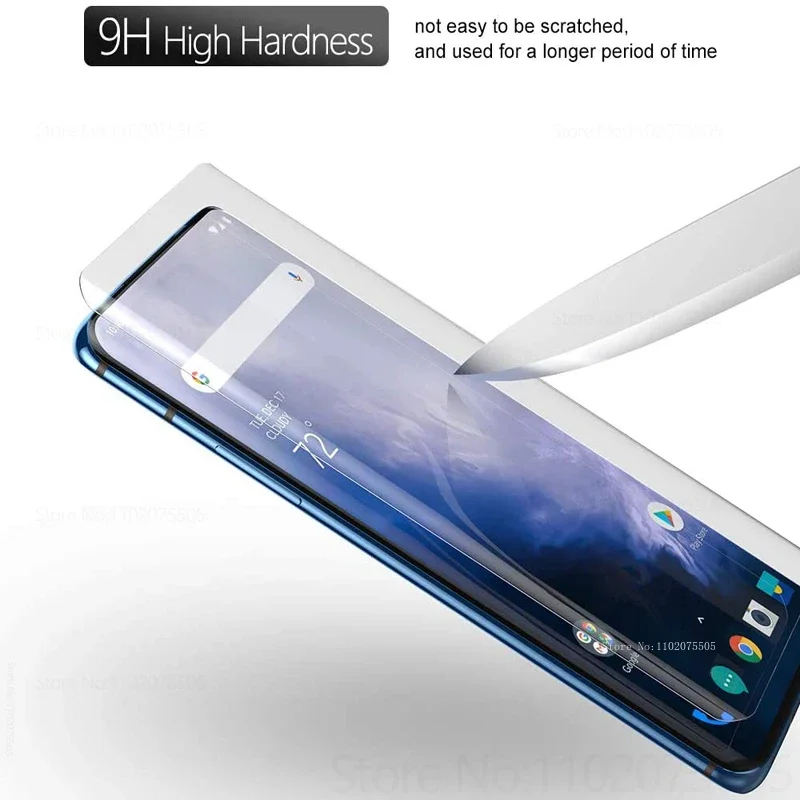 3PCS Full Glue Tempered Glass For Samsung S20 21 FE Note 8 9 10 20 S21 S10 5G S8 S9 Plus Galaxy S22 23 24 Ultra UV Liquid Glass