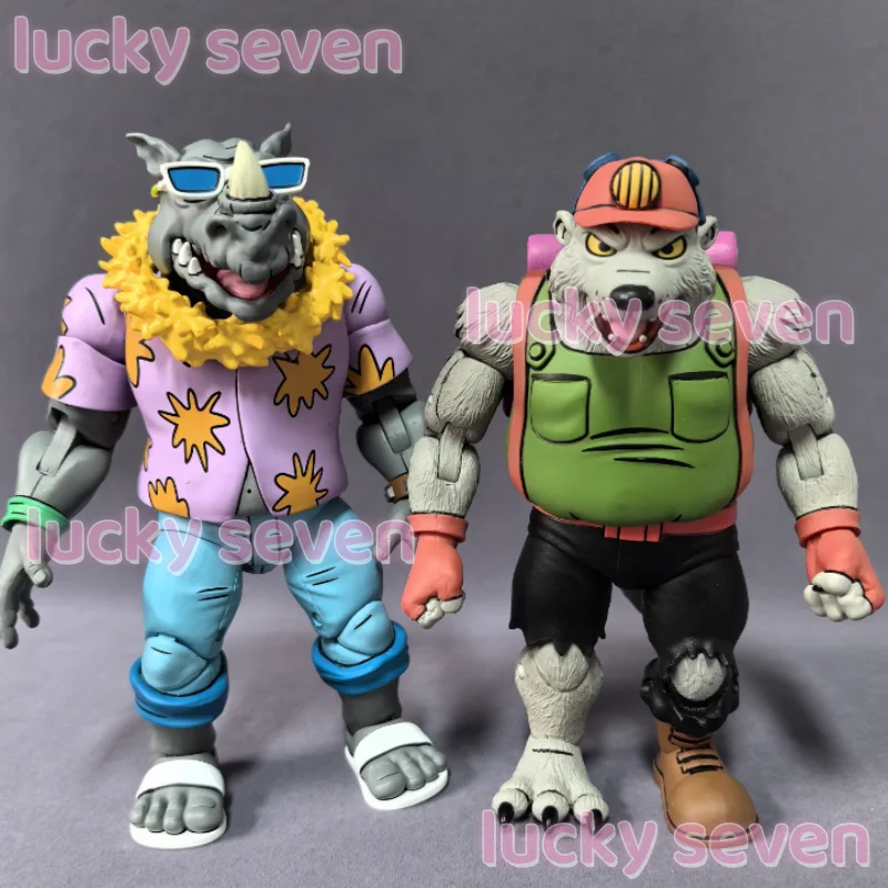 Figurka patrolującego robota, potwór śmieciowy, model głowy byka, figurka akcji, zabawka, ozdoba na stół, prezent