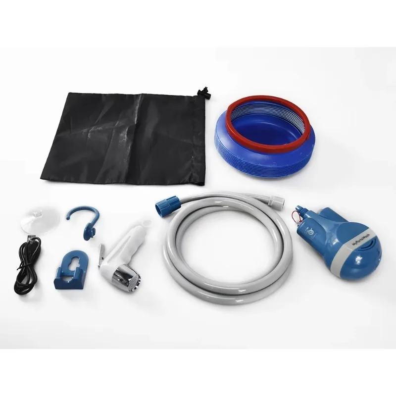 121Free Mount Trigger Sprayer Type Toilet Bidet Sprayer Kit with Foldable Bucket
