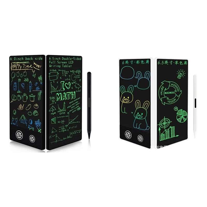 

Writing Tablet,Double-Sided Full Screen LCD Writing Tablet,Handwriting Board/Graphics Tablet/Graffiti Drawing Board