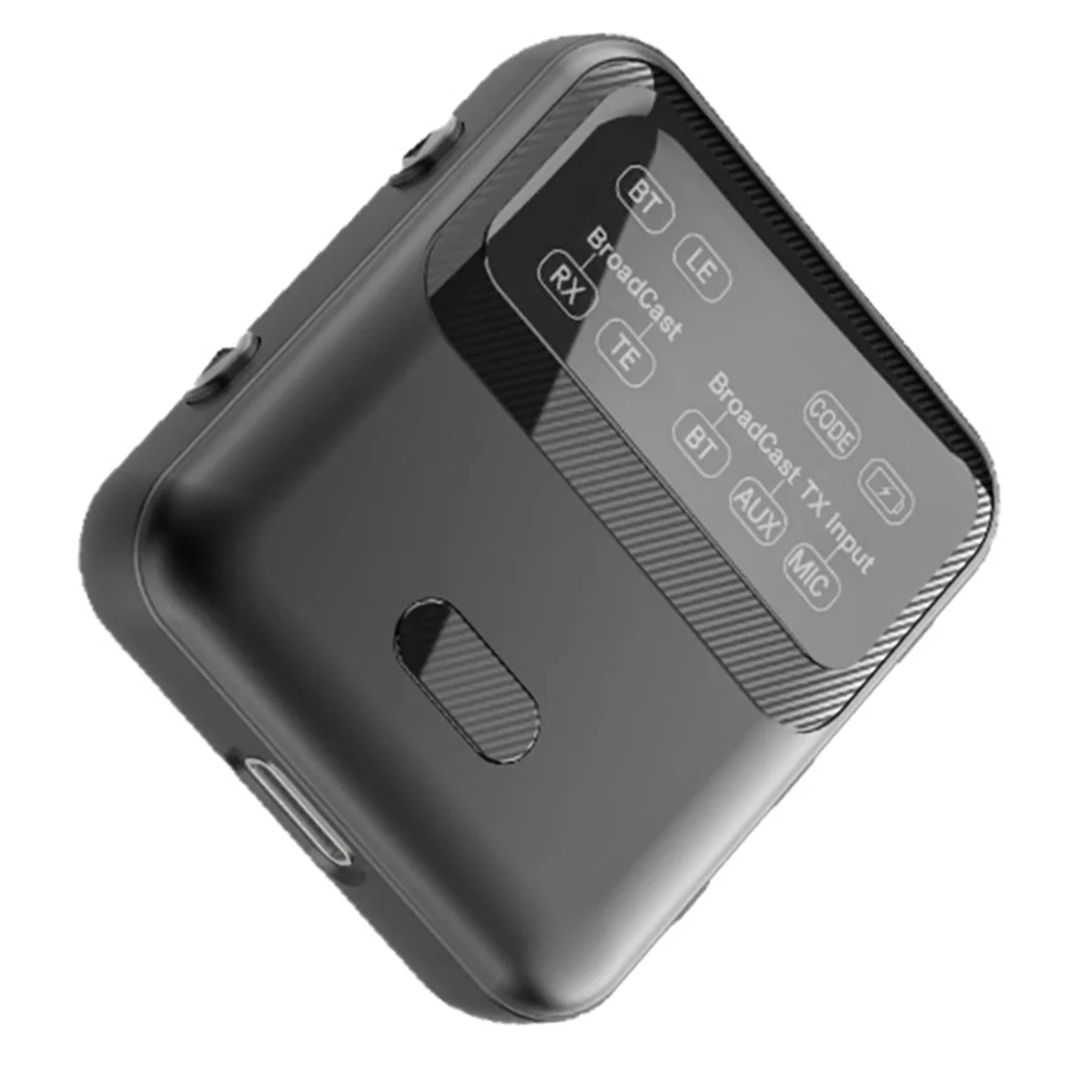 جهاز إرسال واستقبال الصوت A20M Bluetooth 5.4 LE Audio، بث 1TX إلى 100+ مشاركة أجهزة RX، تصميم مشبك