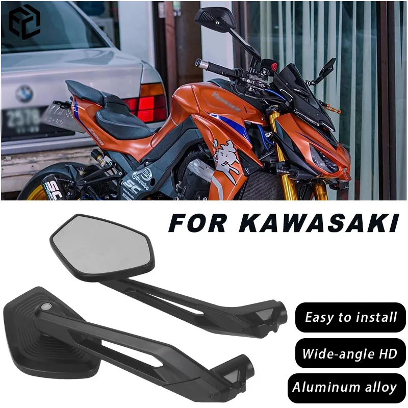 

Motorcycle Side Mirrors Rearviews Mirrors For KAWASAKI Z900 1000 ZH2 Z750 Z900RS Z1000R Z800 Z400 VERSYS 650 X300 Accessories