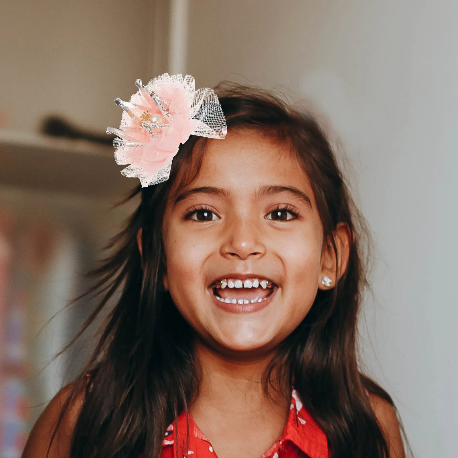 

Заколки-короны для девочек, женщин и детей 8-12 лет, аксессуары для коротких волос, милые декоративные заколки-каваи, премиум-класса, легкие, металлические