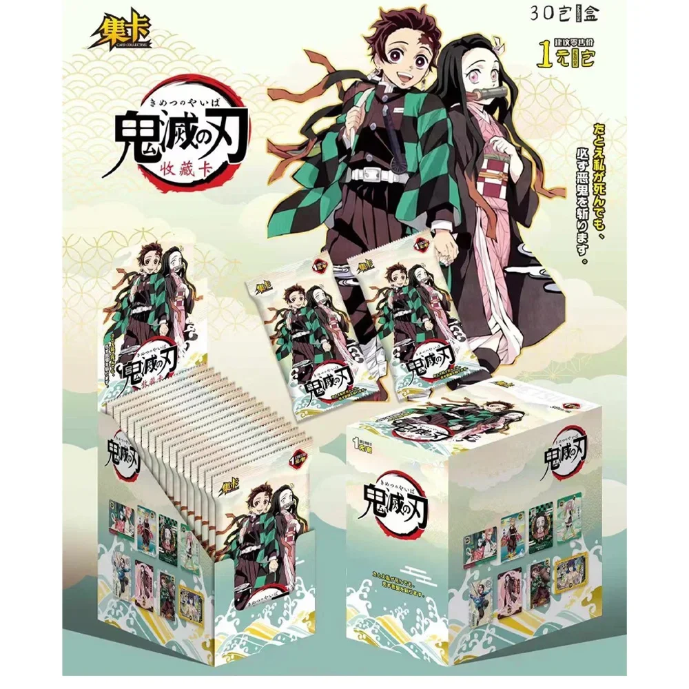 

New edition Demon Slayer Cards Booster Box Rare Anime Playing character Rare Diamond Collection Card And Christmas party gifts