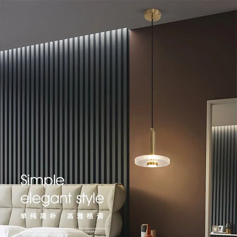 Imagem -03 - Modern Nordic Led Pendant Lights Abajur Acrílico Lustres Home Decor Sala de Estar Quarto Cabeceira Iluminação Interior