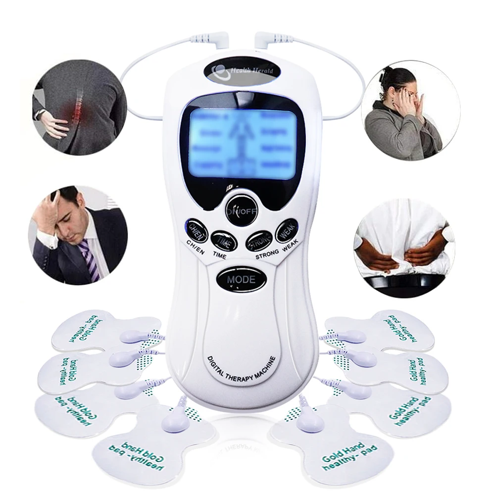

Electrical Muscle Stimulator Ems Acupuncture Body Massage Digital Therapy Slimming Machine Physiotherapy TENS Pulse Massager