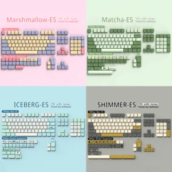 Clavier espagnol Keycaps, 136/140 prédire, ISO Alice Layout, profil XDA, PBT ES Keycaps, Dye-pad pour clavier mécanique, 7U Space Bar