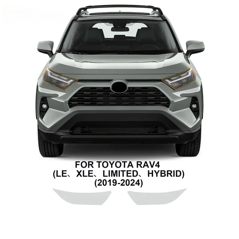 

Precut Paint Protection Clear Film for Toyota RAV4 Hybrid xa50 2019-2024 Front Headlight Rearview PPF TPU Transparent