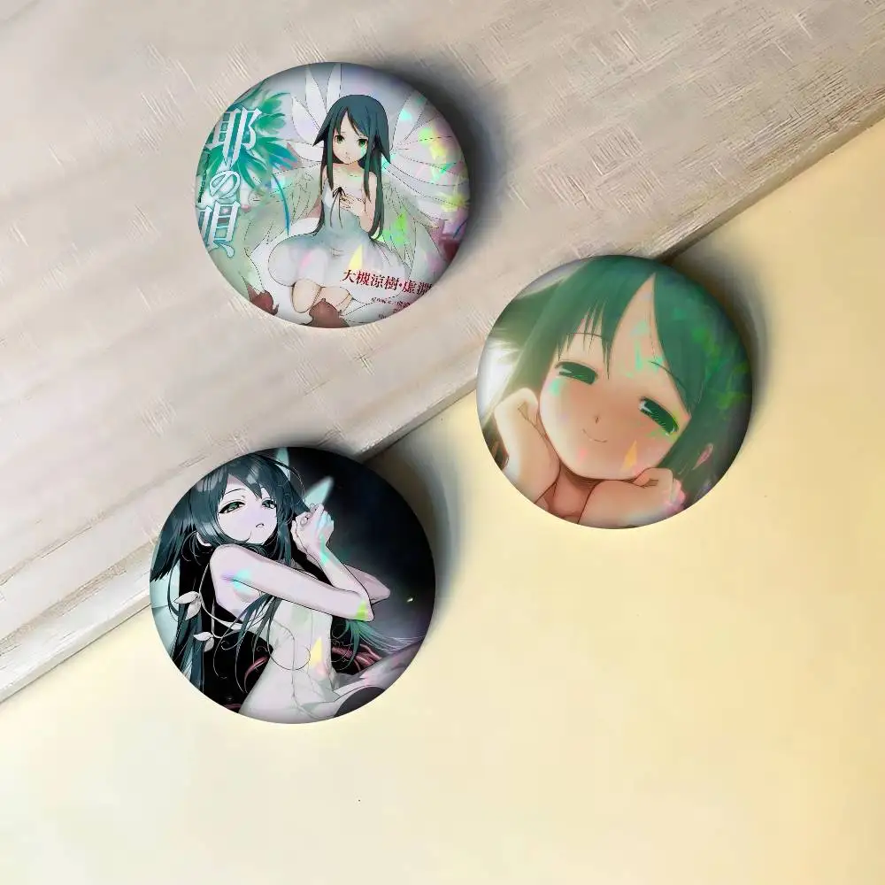 Game Saya No Uta The Song Of Saya    Anime Brooches Cute Cartoon Badge Jacket Jeans Lapel Pin Gift Accessorie