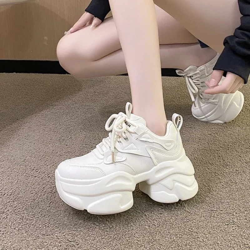

High-heel Fashionable Women's Shoes, New Arrivals for Spring and Autumn 2026, Simple Sporty Casual Sneakers for Women,Size 34-39