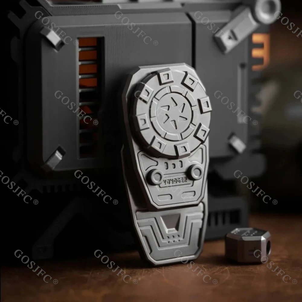 RYAN EDC VOYAGER titane Push Slider cliquet Fidget Spinner Fidget jouets pour adultes soulagement de l'anxiété Gadgets jouets de bureau