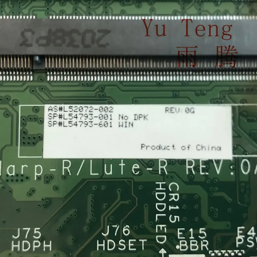 DAF81BMB6D0 REV: D cocok untuk hp prodesk 600 g5 dm CFL-Q370 motherboard desktop L54793-601 L54793-001 motherboard 100% test OK