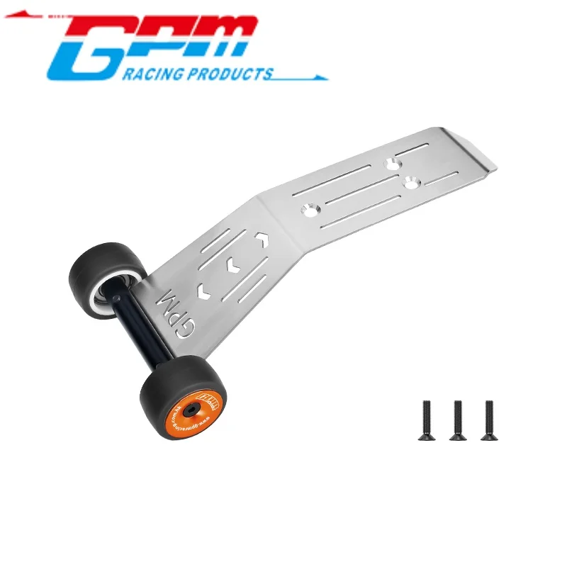 GPM XRTM040R STAINLESS STEEL BEARING WHEELIE BAR FOR TRAXXAS MINI XRT / MINI MAXX RC Upgrade