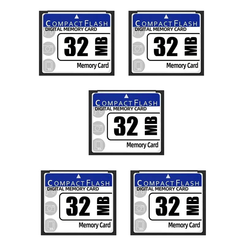 Stylish-5X 32MB Compact Flash Memory Card For Camera, Advertising Machine, Industrial Computer Card