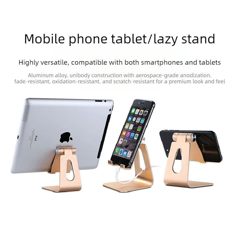 Desk Mobile Phone Pad Holder Stand For iPhone iPad Xiaomi Adjustable Desktop Tablet Holder Universal Table Cell Phone Stand
