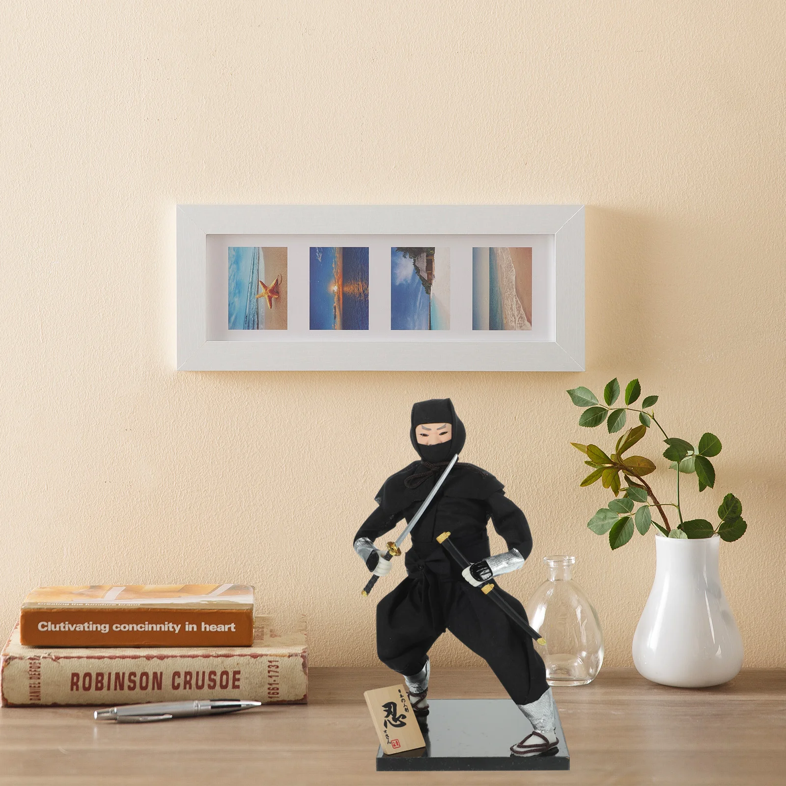 House Decoration Ninja Crafts Gift Plaster Japanese Style Office Decorations