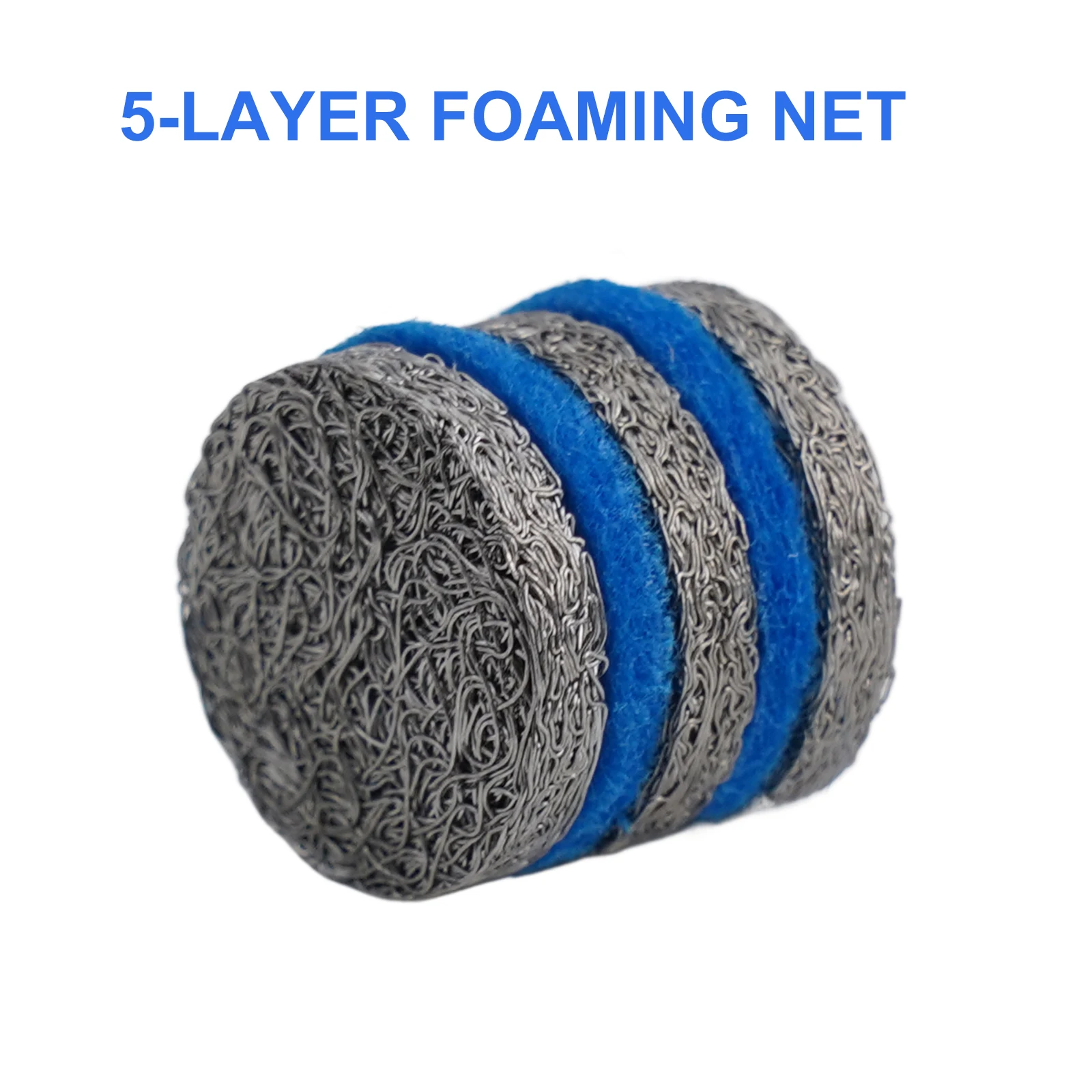 Voor drukreiniger Filter Filternet: 5-laags blauw zilver voor PA Tank Foam Machine Foam Lance Mesh Filter