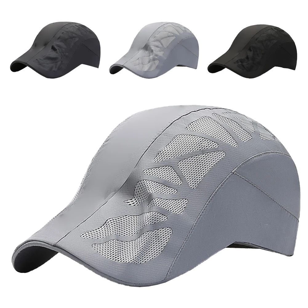 Men Women Sunscreen Cap Quick-Drying Adjustable Sun Protection Breathable Mesh Shade Multi-functional Outdoor Cap For Grown-ups