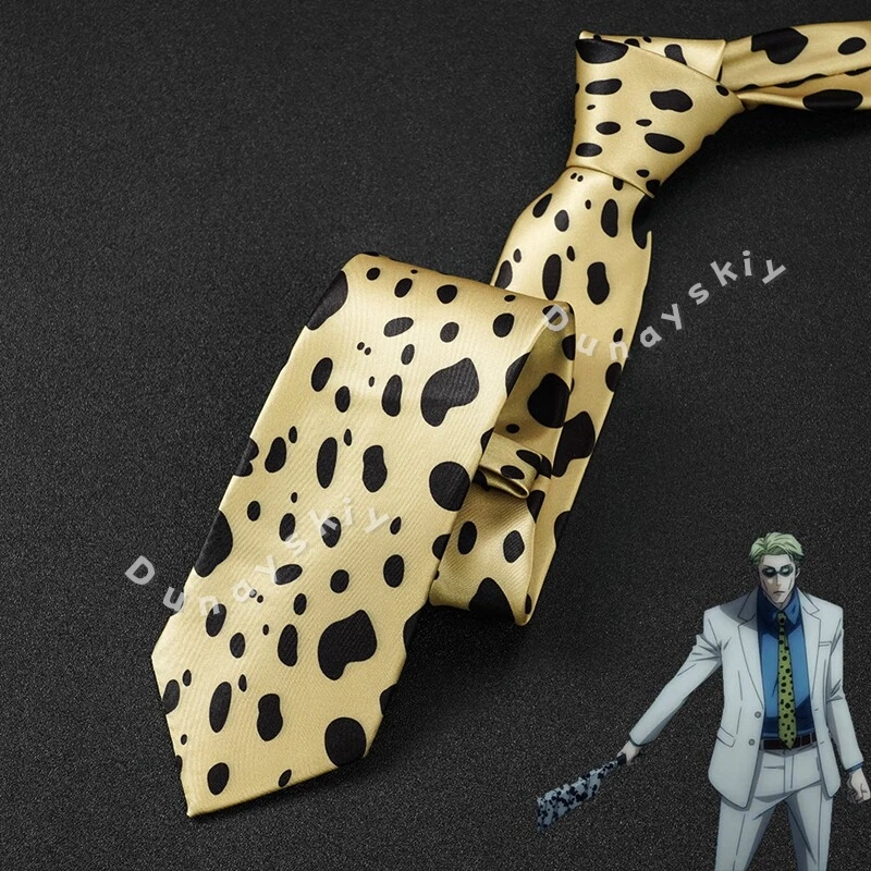 Anime JJ-K Ties Kento Nanami Cosplay Costumes Necktie Men Women Shirt Neck Tie Accessorie Prop Birthday Party Gift
