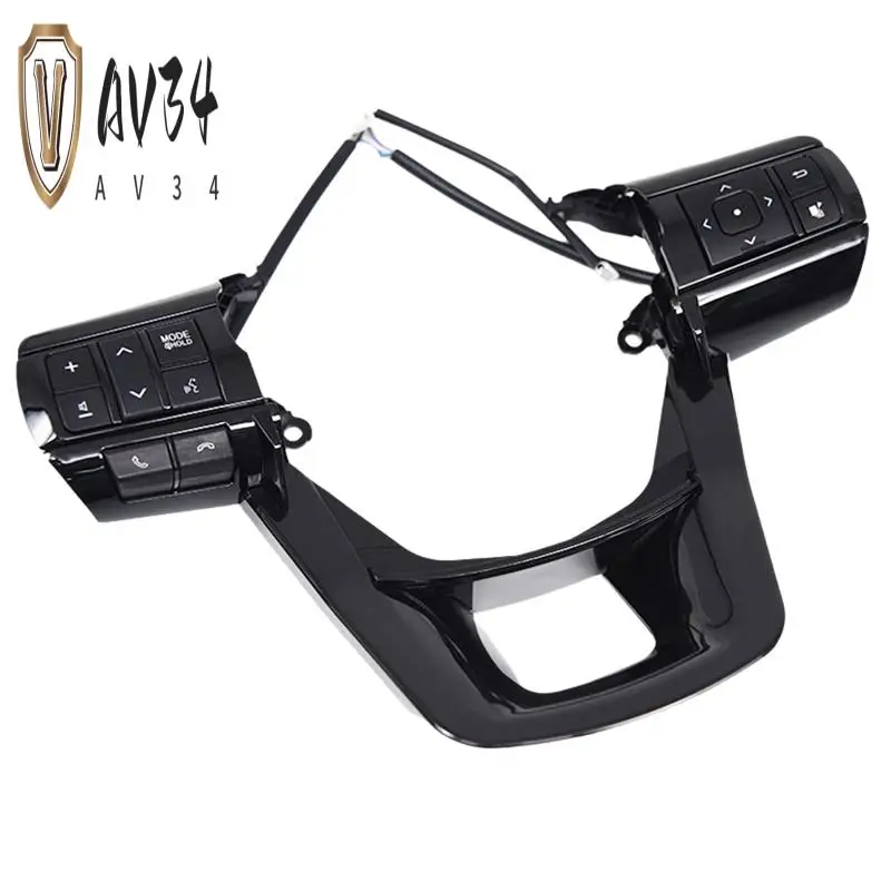 

AV34-Car Volume Control Switch Multifunctional Steering Wheel Button 84250-0E120 For Toyota Hilux Revo Fortuner 2015-2024