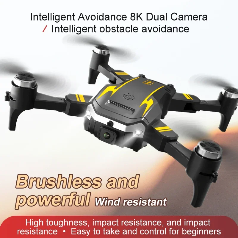 S6 Pro Aerial Drone 8K Dual Camera GPS 5G Intelligent Obstacle Avoidance Optical Flow Positioning Brushless Upgraded RC 10000M