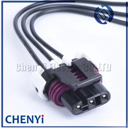 3 pin female Auto Waterproof Electrical Connector Plug (1.5) female Bearing position sensor connector 12059595 with 15cm harness