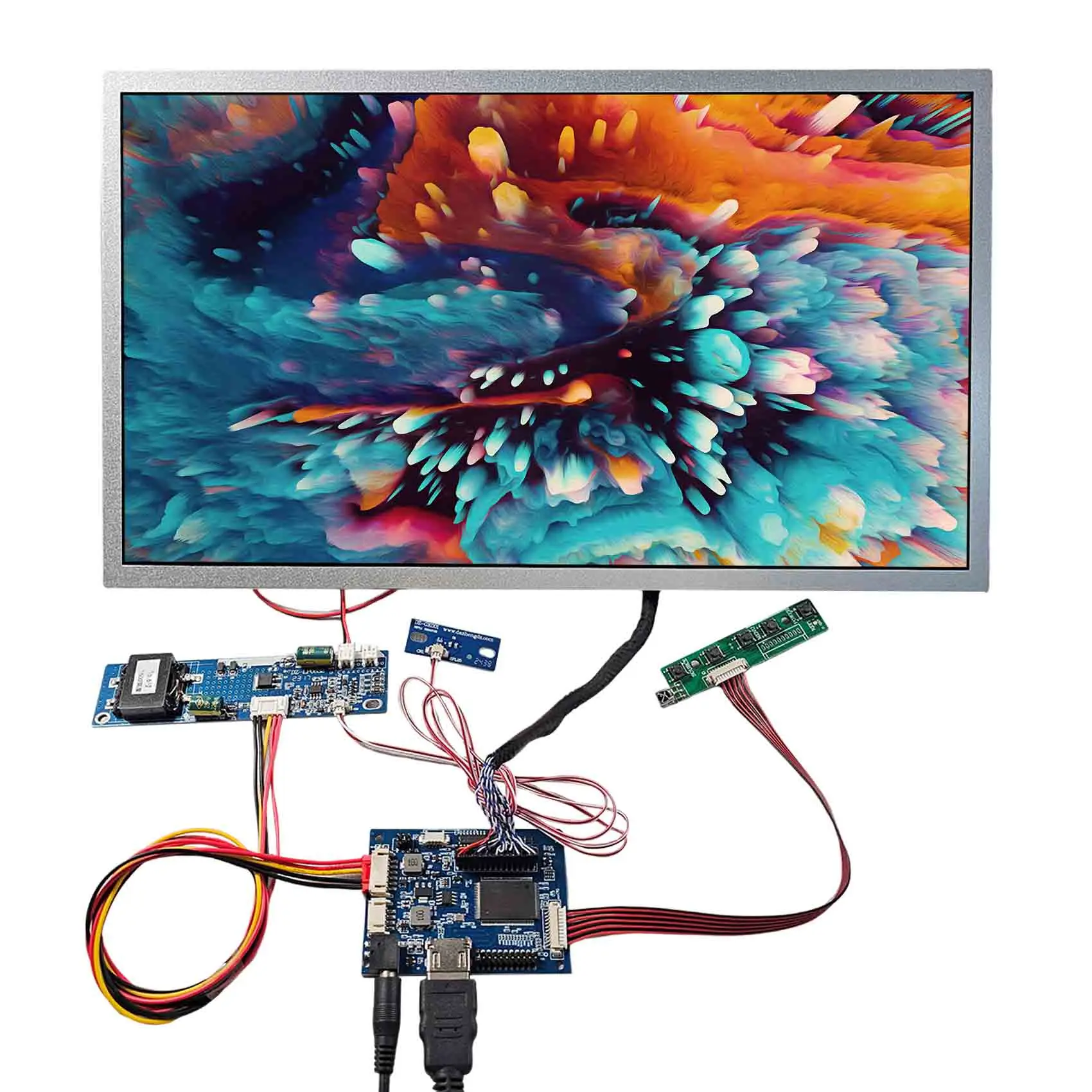 High Brightness Lcd Display 1500Nits Display With Hd-Mi Lcd Controller Board 15.6Inch 1920X1080 Lcd Screen For Advertising