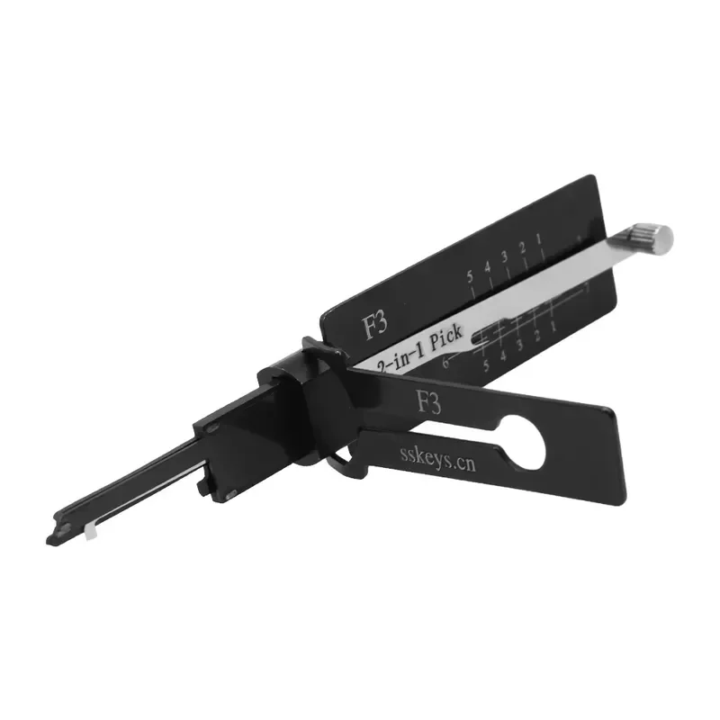 

Residential Lock Pick Set Opening&Reading Tool Locksmith Tools F3 2-in-1 SS306