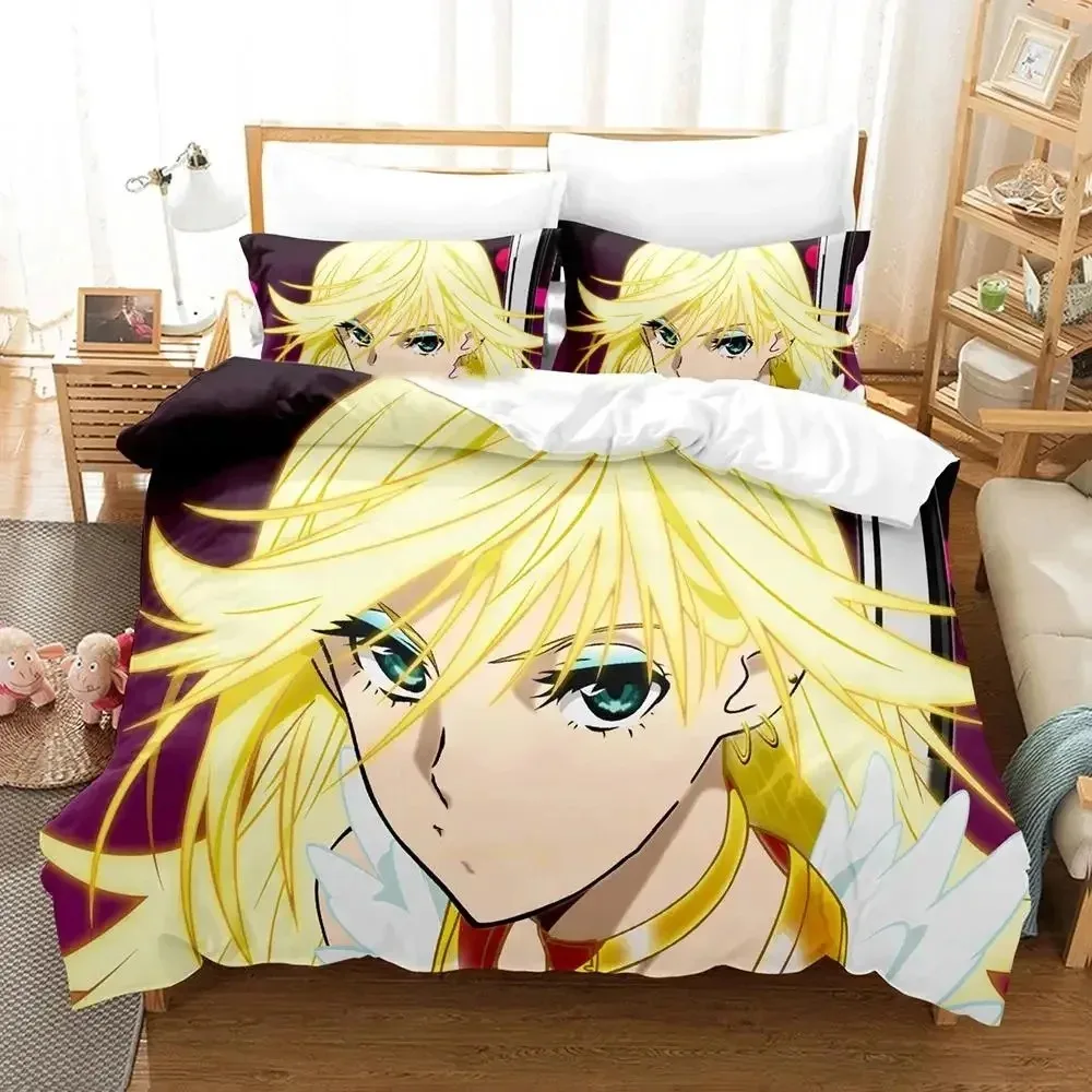 Anime Panty Stocking Garterbelt Bedding Set Boys Girls Twin Queen Size Duvet Cover Pillowcase Bed Boys Adult Home Textileextile