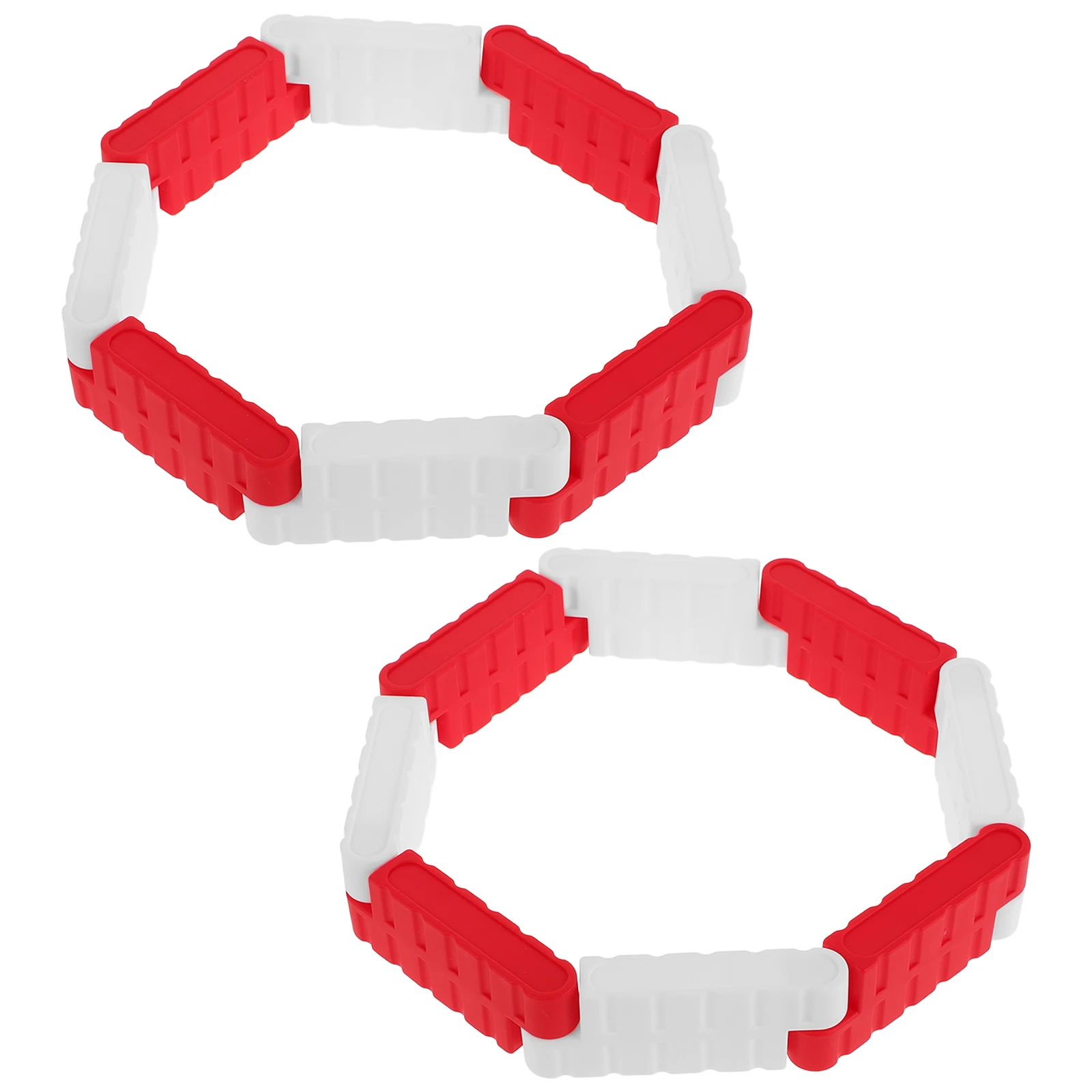 

16 Pc Miniature Traffic Barricade Remote Control Fences Road Blocks Toys Sign Plastic Drift Race Barrier