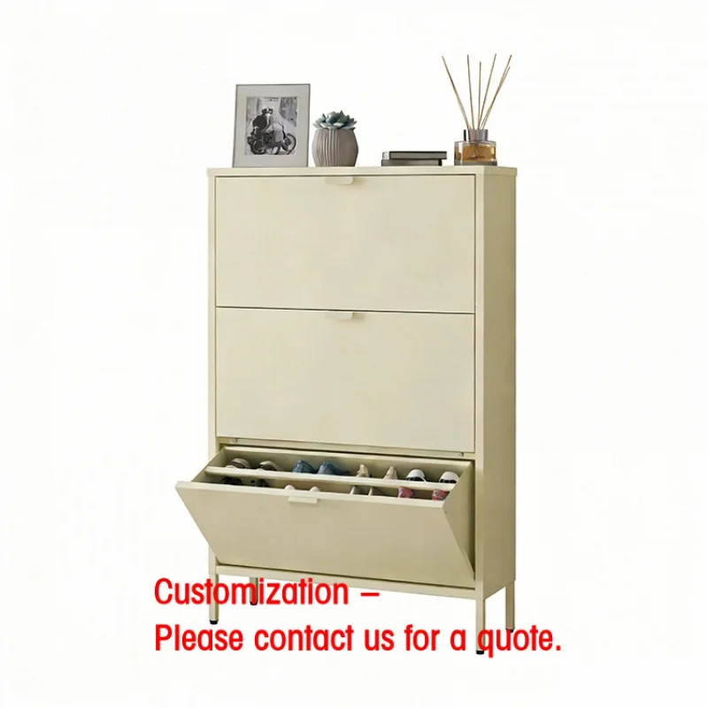 

custom.Dumping-Style Shoe Cabinet Modern Minimalist Large Capacity Shoe Storage Luxury Elegant Shoe Rack Apartment Foy