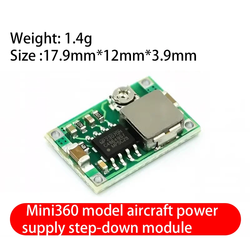 Mini360 DC-DC Buck Converter Step Down Module 4.75V-23V to 1V-17V 17x11x3.8mm SG125-SZ+