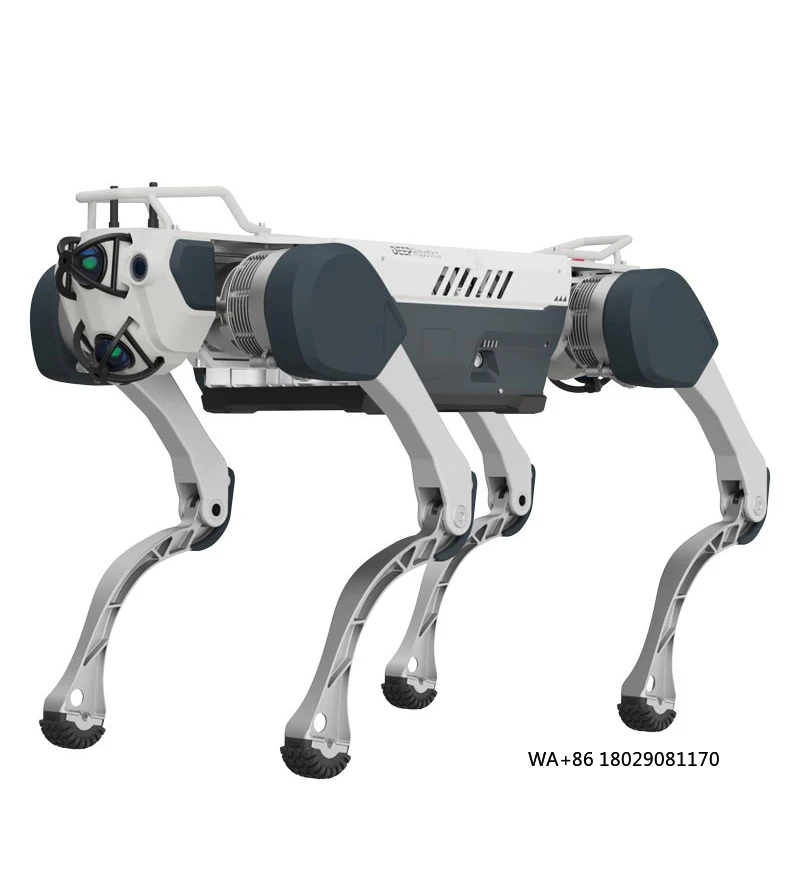 Achieving Artificial Intelligence for Educational & Entertainment Remote Control Smart Metal Quadruped Adult Robot Dog Go2