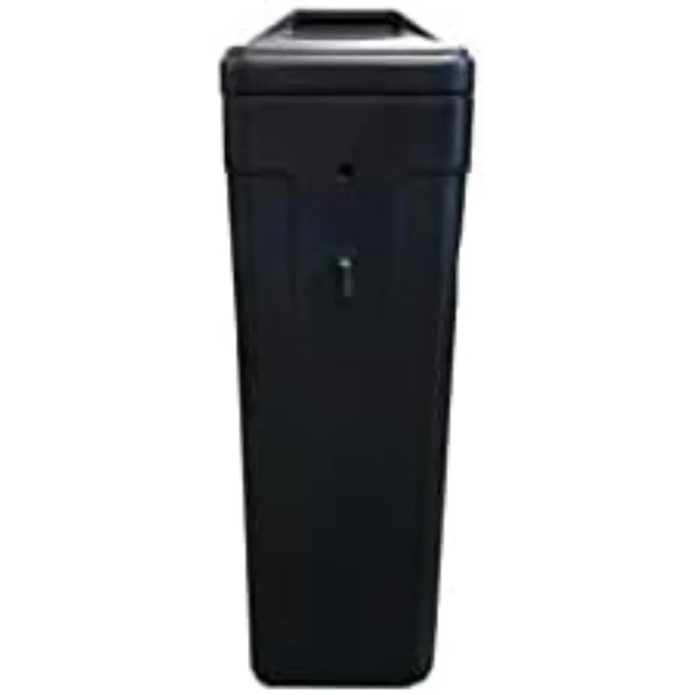 Sistema eficiente de ablandamiento de agua con flotador de seguridad, tanque compacto de salmuera de 11x11x38 pulgadas