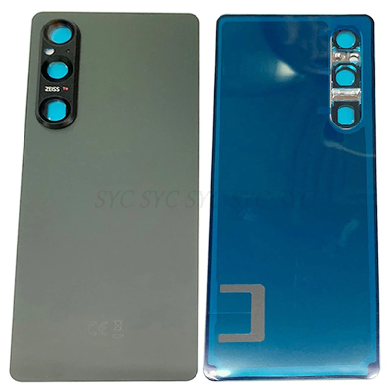 Original Rear Door Battery Cover Housing Case For Sony Xperia 1 V Back Cover with Camera Lens Logo Repair Parts