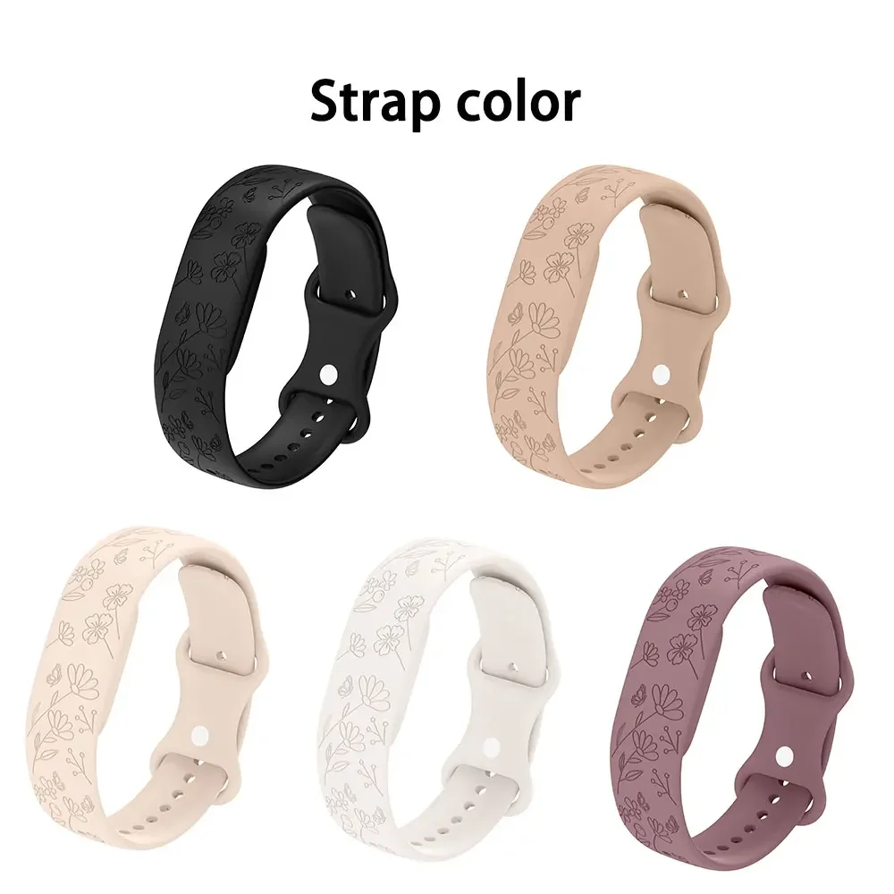 Custom Carving Silicone Strap for Google Fitbit Air Waterproof Lightweight Sports for Google Fitbit Air Replacement Wristband