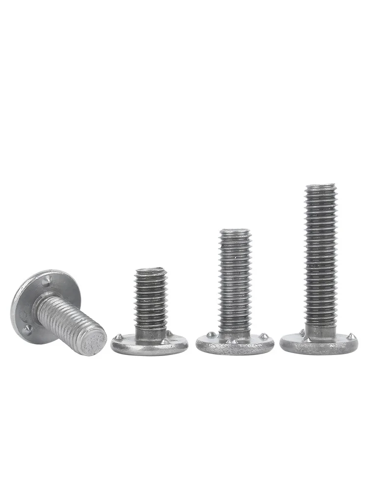 Tornillos de soldadura de acero al carbono M5 M6 M8 M10 Pernos de soldadura planos de tres puntos Longitud 10-40 mm