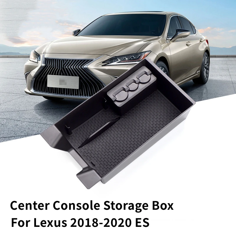 

For Lexus 2018-2020 ES200 260 300h Center Console Organizer Multifunction Central Armrest Storage Box Stowing Tidying Accessorie