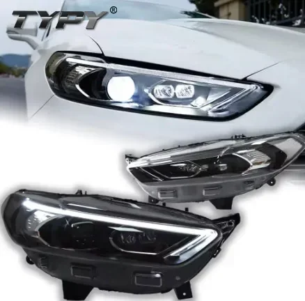 Headlight For Ford Fusion Mondeo 2017-2021 Head Lights US Style Replacement DRL Daytime lights retrofit Projector Facelift