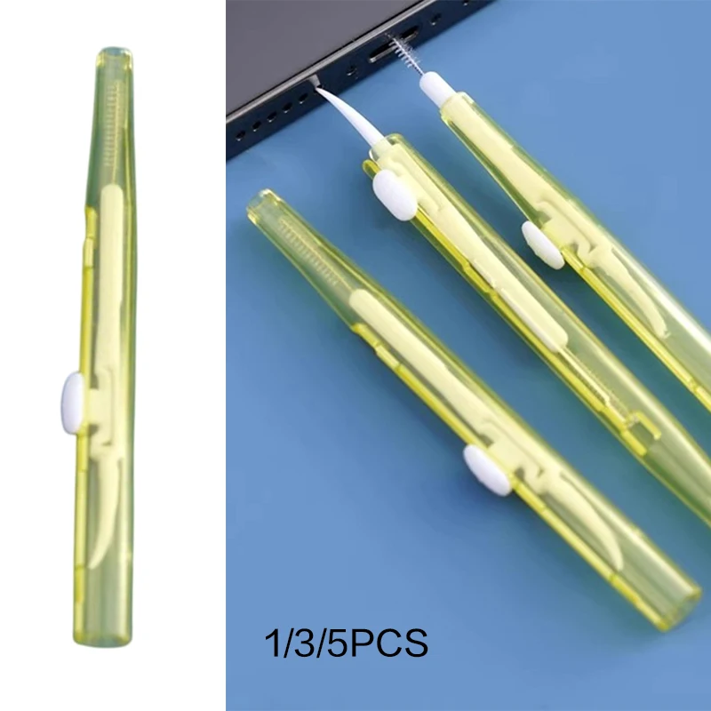 Kit de Limpeza Retrátil 1/3/5 Peças para Celular, Fone de Ouvido e Alto-falante - Escova de Limpeza para Celulares