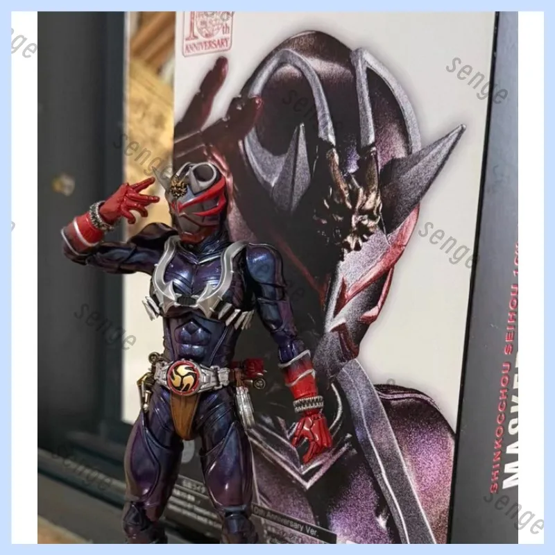 

Оригинальная фигурка Bandai SHF Real Bone Sculpture Kamen Rider Hibiki Basic Form, 10-е юбилейное издание, коллекционная фигурка-украшение, подарок