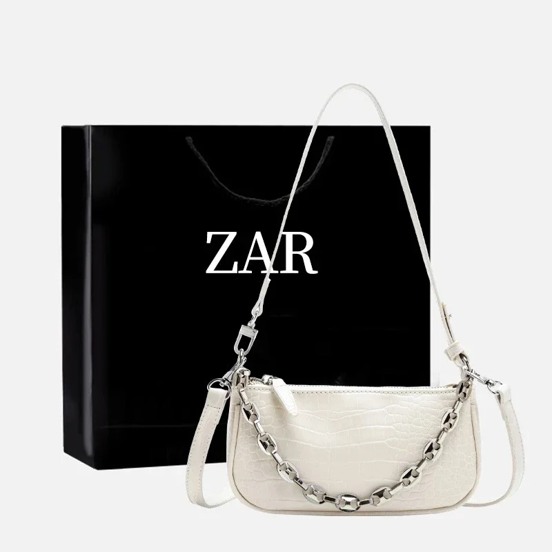 

Luxury Fashion New 2025 Alligator High Quality PU Leather Shoulder Bag Small Crossbody Bags for Chain Bag Designer Black