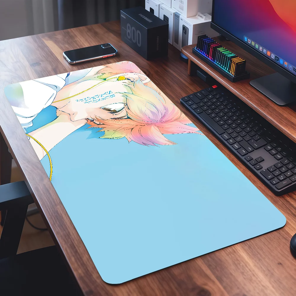 Volleyball anime H-Haikyu!! Mouse Pad Square Office Gaming Desk Mat Waterproof Non-Slip Rubber Decorative