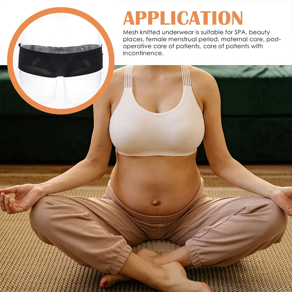 

Elastic Mesh Pants Women Maternity Care Nursing Supplies Pregnant Leak Protection Breathable Panties