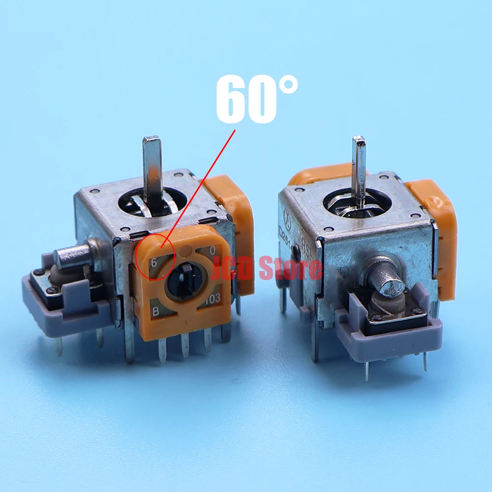 NS スイッチプロゲームパッド用ブラックマッシュルームロッカースティックキャップカバー & 3D アナログジョイスティックモジュールセンサー交換