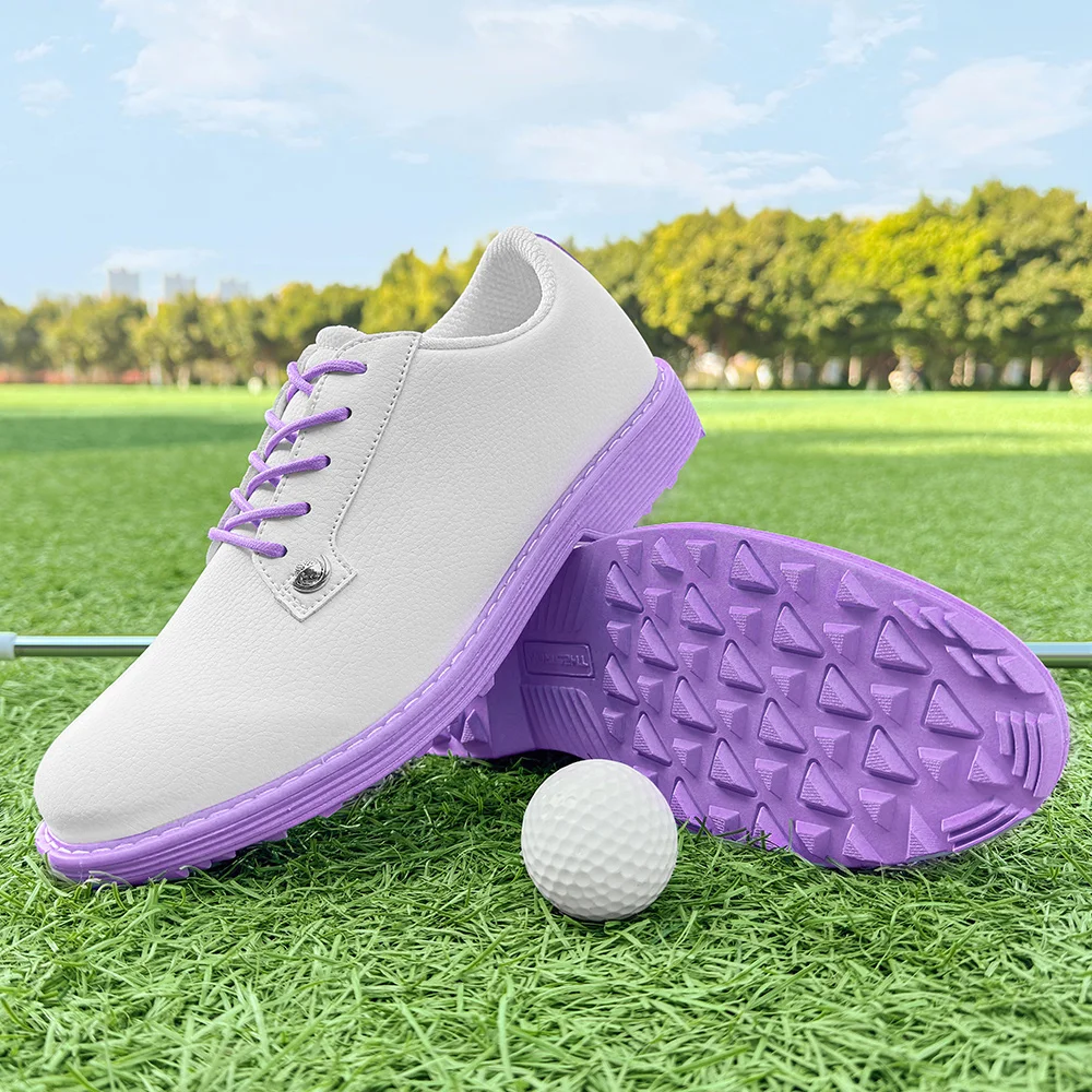 Golf Shoes Woman Nail Waterproof Sneaker Non-slip, Lightweight Knobs, Comfortable, Cushioned, Spikeless Shoes 36-43