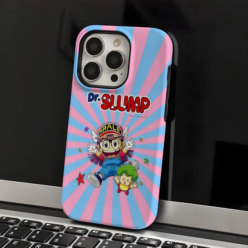 

Dr Slump Phone Case Phone Case INS For IPhone 17 16 15 14 13 12 11 Pro Max X XR XSMax 7 8 Plus Glossy Film Hard PC Cover